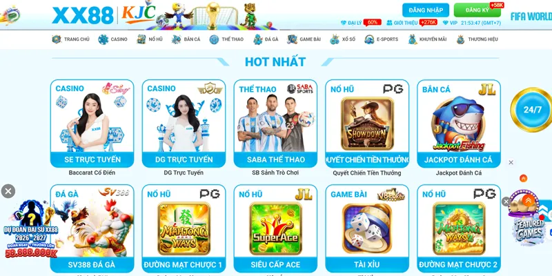 XX88 - Link Nhà Cái XX88.COM Uy Tín Top #1 Google VN 18 Khám phá kho game trực tuyến độc quyền của XX88